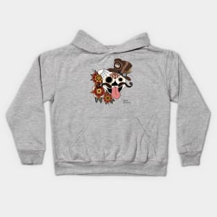 Western Sugar Skull Kids Hoodie